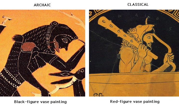 Classical vase painting
