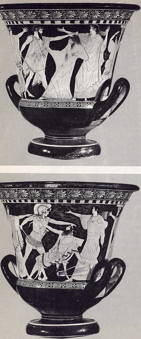 Death of Agamemnon, red figure
