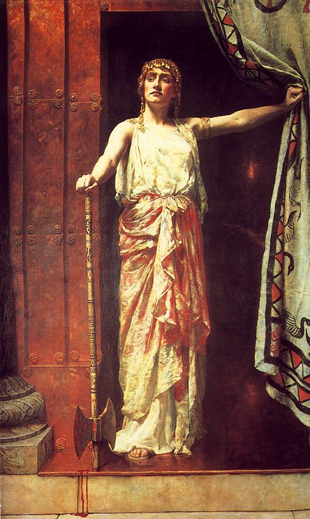 Clytemnestra After the Murder - Collier (1882)