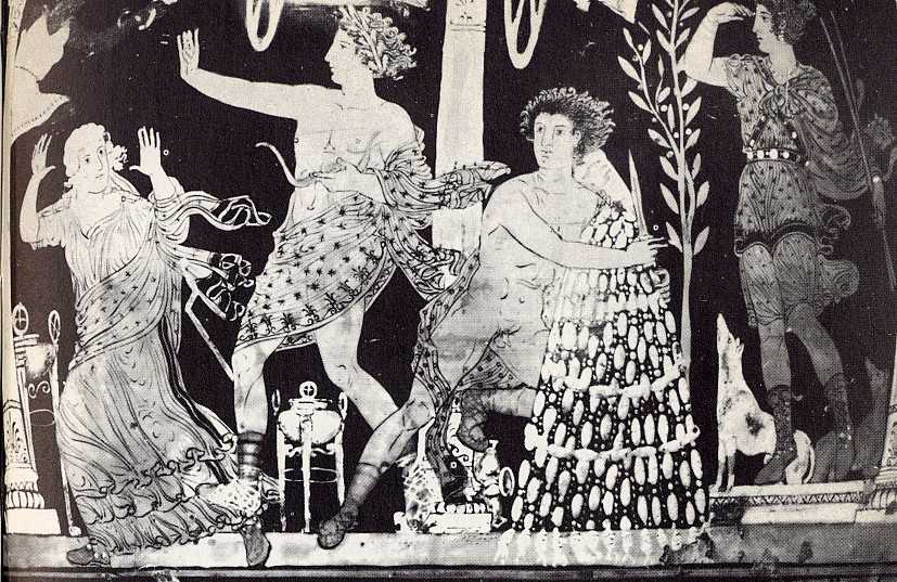 Apulian vase detail