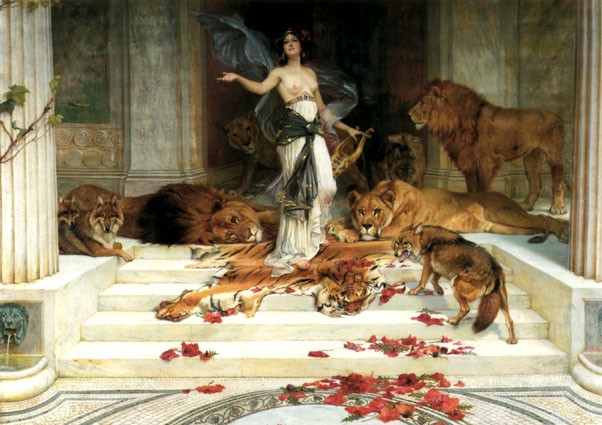 Circe welcoming Odysseus, Barker