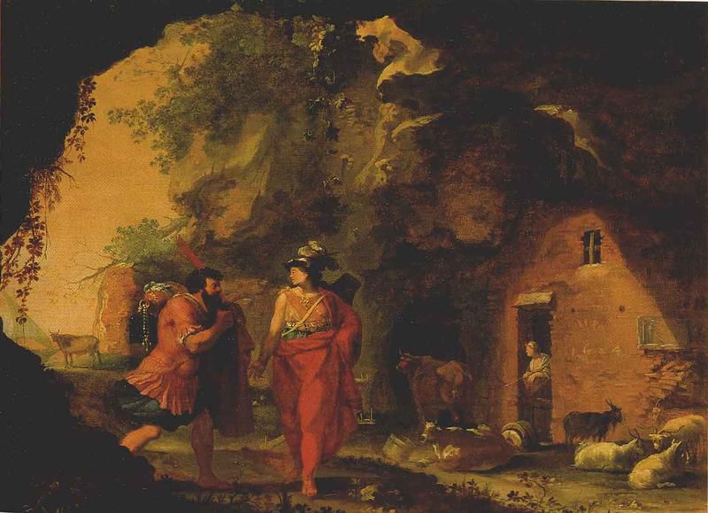 Hiding Phaecian treasure, van Poelenbergh